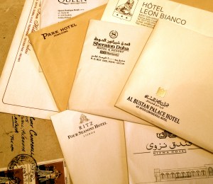 My compact souvenirs, stationery