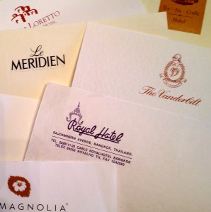 Letterheads that evoke a time and place