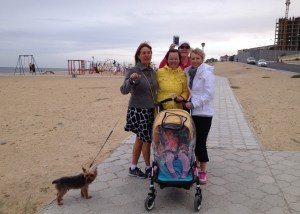 A breezy Wednesday morning walk